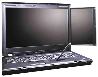 Lenovo ThinkPad W700ds - ноутбук с двумя полноценными дисплеями