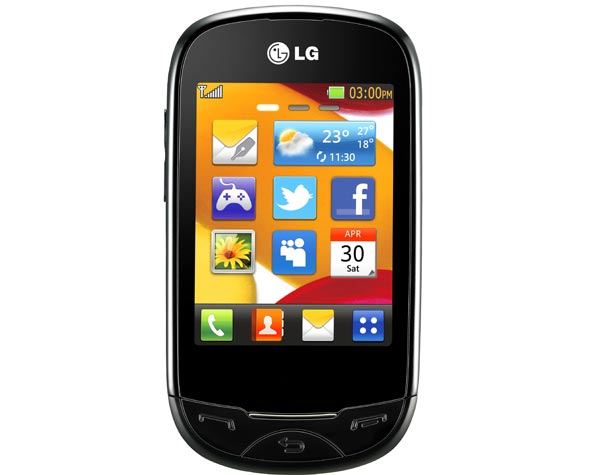 LG T500: недорогой телефон с сенсорным дисплеем.