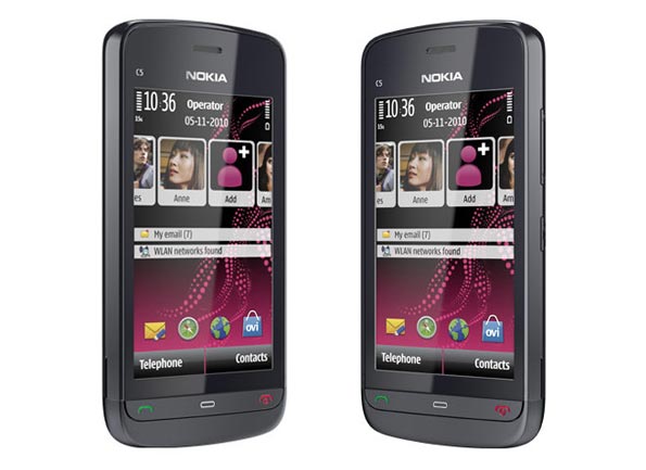 Nokia C5-03 Illuvial - выпущен новый смартфон «для прекрасных дам».