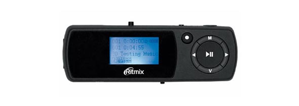 Музыкальный плеер с выдвижным USB-штекером - Ritmix RF-3000.