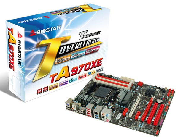 Biostar TA970XE: материнская плата для процессоров AMD AM3+.