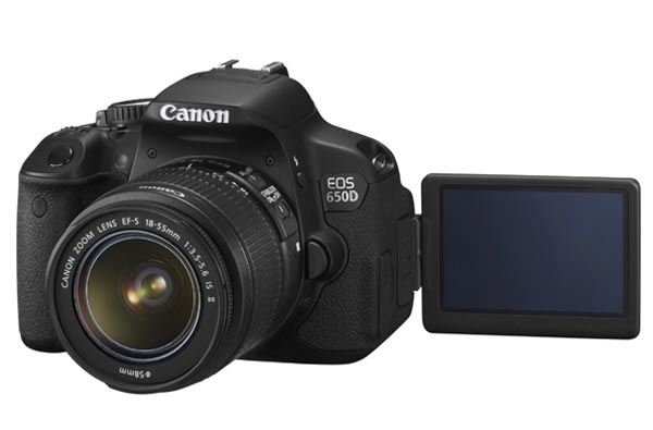 Canon EOS 650D: зеркальный фотоаппарат с поворотным сенсорным дисплеем.