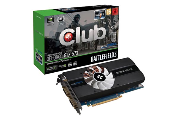 GeForce GTX 570 игру Battlefield 3 - новые видеокарты от Club3D.