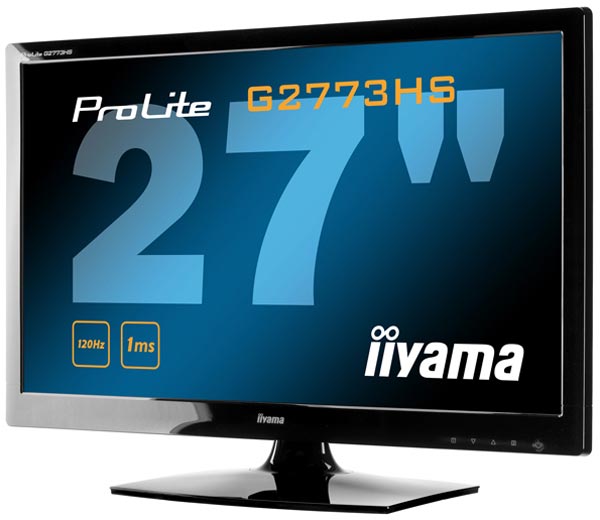 Iiyama ProLite G2773HS: монитор с временем отклика 1 мс.