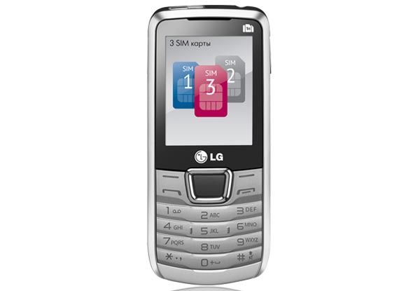 LG A290: мобильный телефон с поддержкой трёх сим-карт.