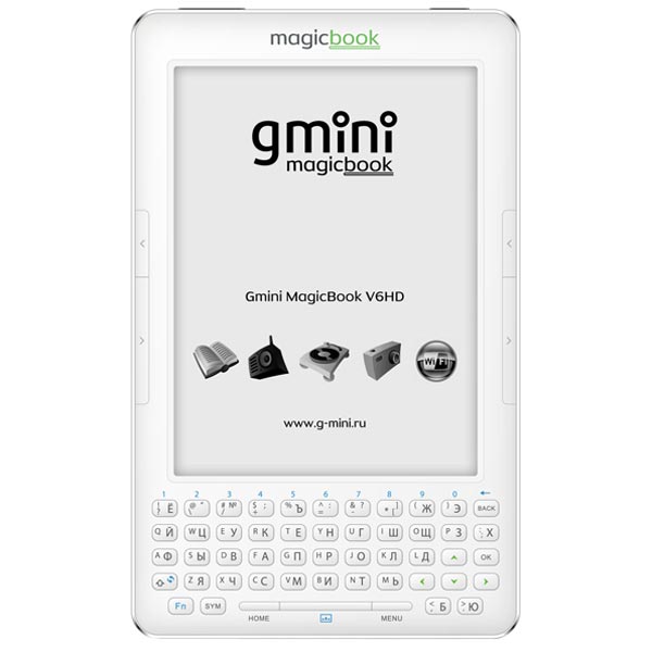 MagicBook V6HD: устройство для чтения с QWERTY-клавиатурой.