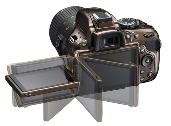 Nikon D5200: зеркальный фотоаппарат с поворотным дисплеем.