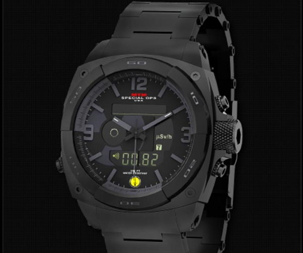 Special Ops RAD - часы со счётчиком Гейгера от MTM.