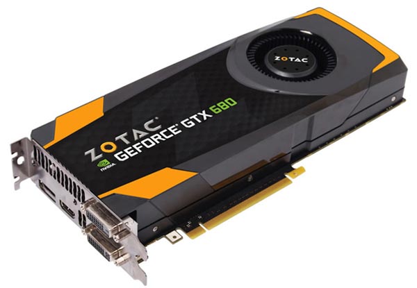 Zotac GeForce GTX 680 AMP! Edition: «игровая» видеокарта с заводским разгоном.