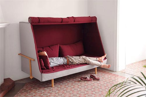 Диван-кровать от дизайнерского дуэта A'lvaro Goula и Pablo Figuera 