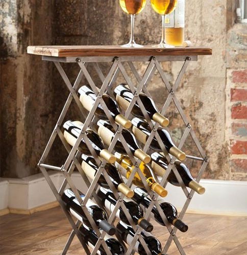 Стол и винный шкаф – идеальное мебельное сочетание 