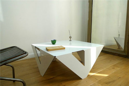 Геометрический кофейный столик от талантливого дизайнерского дуэта 