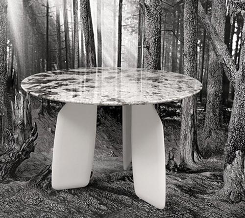 Роскошный обеденный стол из мрамора от «Dante-Goods And Bads»