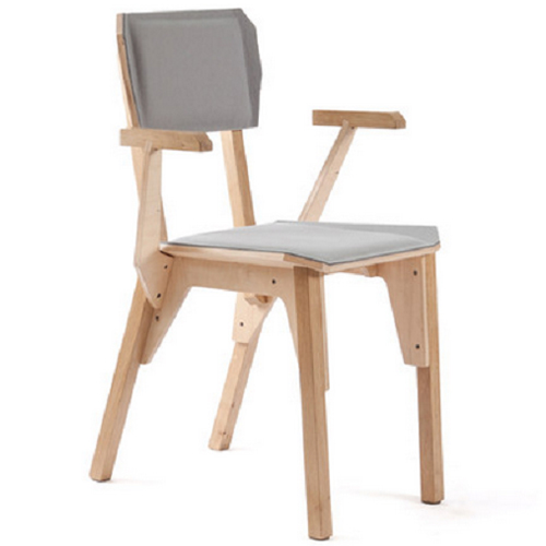 Удобные стулья из дерева и фанеры от Jeroen Wand