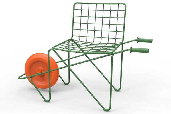 Забавные стулья-тележки от Rogier Martens