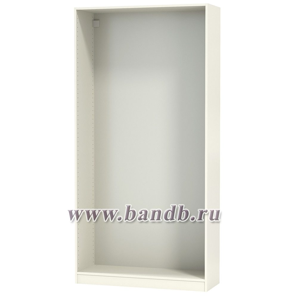 Каркас шкафа ИКЕА ПАКС, цвет белый, ШхГхВ 100х35х201 см., корпус шкафа для гардероба Картинка № 2
