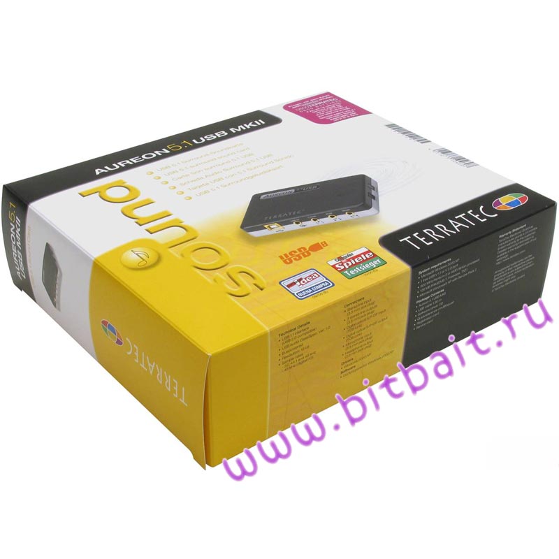 Внешняя звуковая карта для домашнего кинотеатра Terratec Sound System