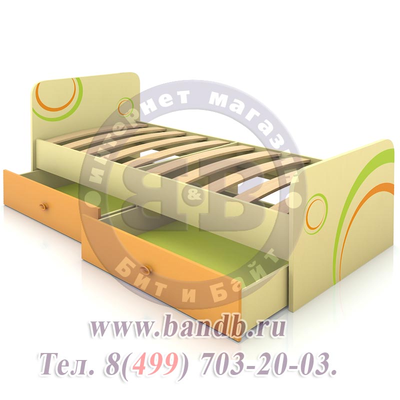 Кровать для взрослых Марко с ящиками для белья