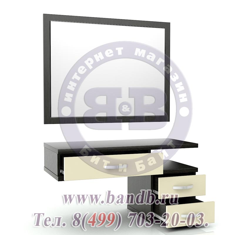 Столик туалетный с зеркалом Белла