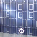 Штора для ванной Alfabeto ПВХ Dasch 180х200 см.