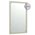Зеркало для прихожих и комнат 121 50х80 см. рама белая косичка