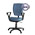 Кресло для работы за компьютером Ультра ткань 1А, цвет голубой, подлокотники Гольф
