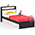 Кровать с ящиками Камелия 900 цвет венге/дуб лоредо
