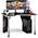 Игровой компьютерный стол С-МД-СК2-1200-900 цвет венге/кромка белая