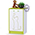 Тумба с дверкой Альфа 13.54 цвет лайм зелёный/белый премиум