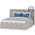 Кровать 1600 Амели 11.31 цвет шёлковый камень/бетон чикаго беж