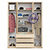 Шкаф-комод с тремя ящиками и четырьмя дверками Мори МШ1600.1 цвет дуб сонома
