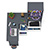 Стеллаж-комод три ящика Мори МСТ-600 с угловым компьютерным столом МС-16 тумба справа цвет графит/белый
