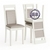 Три стула для кухни Мебель--24 Гольф-12 цвет массив берёзы слоновая кость обивка ткань атина бежевая