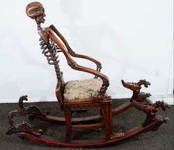Кресло-скелет Skeleton Rocking Chairs
