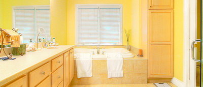 Ванная комната может быть солнечной и радостной!