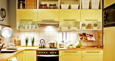 Кухонный шкаф с полками - лучший органайзер для кухни