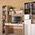 Мебель для работы в домашних условиях Бостон № 41 цвет дуб эндгрейн элегантный/фасады МДФ милк рикамо софт