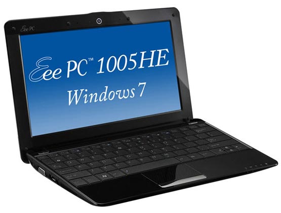 ASUS Eee PC 1005HR и 1005HE - нетбуки на базе Windows 7