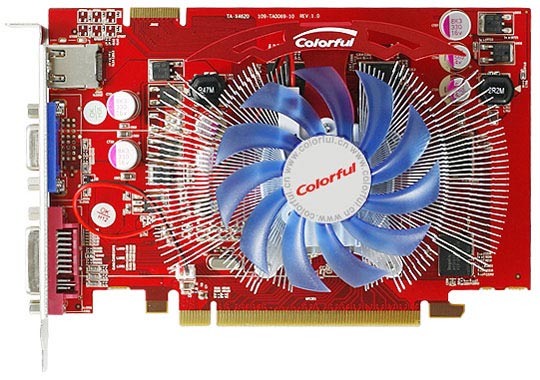 Видеокарта Colorful Radeon HD 4670 c 256 Мб памяти GDDR4