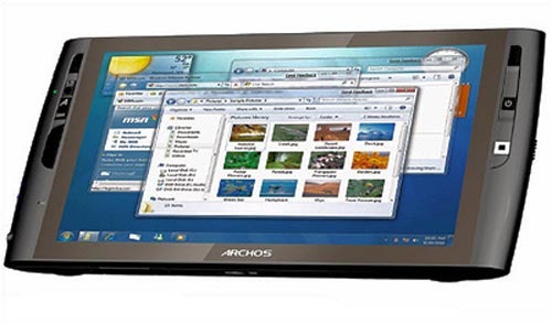 Archos 9 - ноутбук под Windows 7