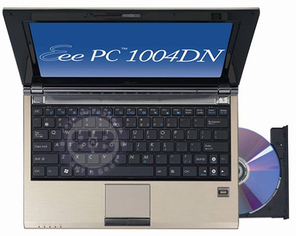 Asus Eee PC 1004DN - теперь нетбук может записывать DVD