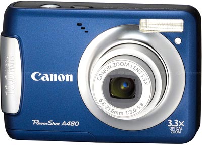Canon PowerShot A480 –недорогая камера для новичков