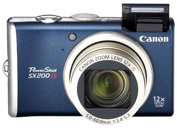 Canon PowerShot SX200 IS готова снимать HD-видео
