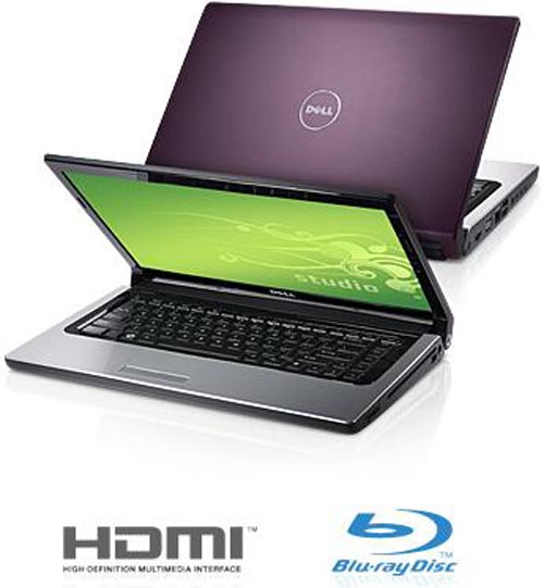 Dell Studio 15 - ноутуки с LED-дисплеями 16:9