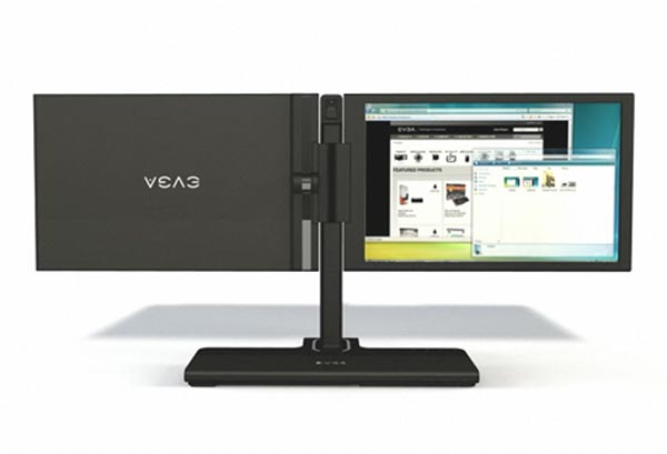 EVGA InterView 1700 - двойной монитор с оригинальной конструкцией