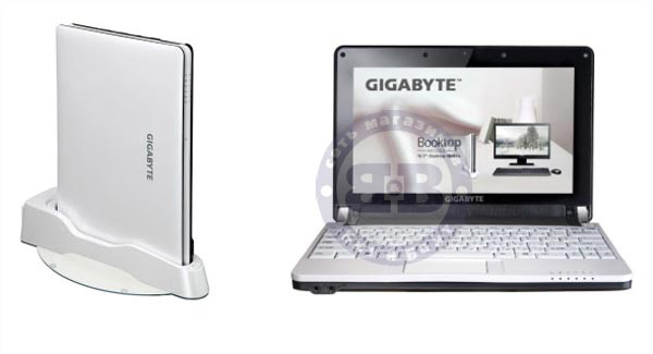 Gigabyte M1022 - 10-дюймовый нетбук с док-станцией