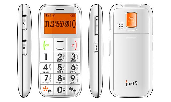 Телефон для российских пенсионеров - Just5 CP10.