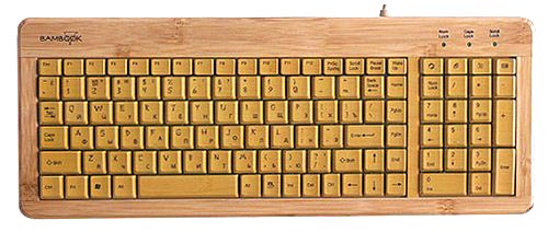 Konoos Bambook - клавиатура и мышь из натурального бамбука