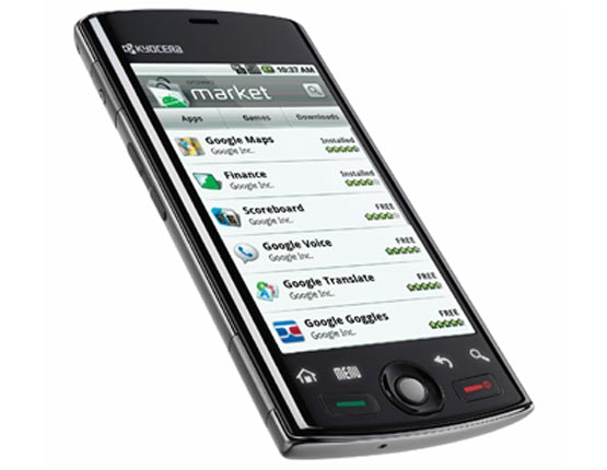 Android-смартфон для сетей CDMA EV-DO Kyocera Zio M6000.
