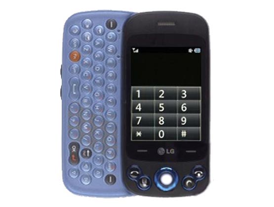 Новый молодежный телефон с выдвижной QWERTY-клавиатурой LG GW370 Shannon